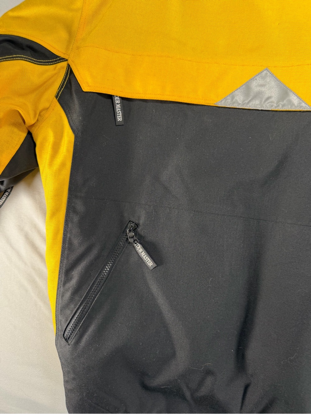 Cortech Tour Master Advanced Sport Jacket L Black Yellow Liner Moto - Picture 11 of 12
